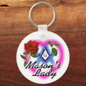 Masonic Sleutelhanger Mason's Lady (Voorkant)