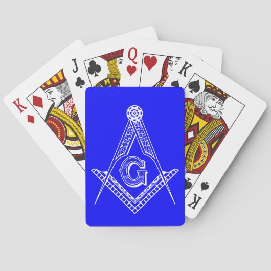 Masonic-speelkaarten Speelkaarten (Achterkant)