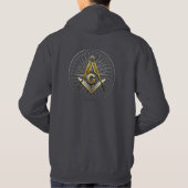 Masonic Square and Compass Hoodie (Achterkant)
