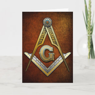 Masonic Square and Compass Kaart