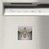 Masonic Square and Compass Magneet (Insitu (Vaatwasser))