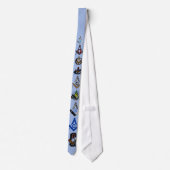 Masonic Square and Compass Necktie Stropdas (Achterkant)