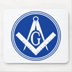 Masonic Square en Compass Muismat