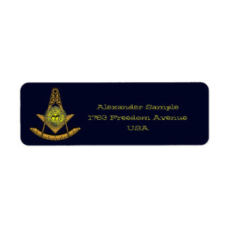 Masonic Sun Etiket