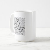 Masonic Symbol Koffiemok (Voorkant links)