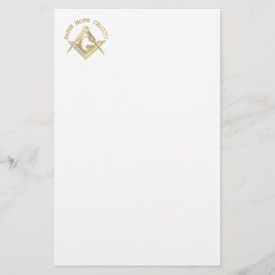 Masonic-symbool Briefpapier