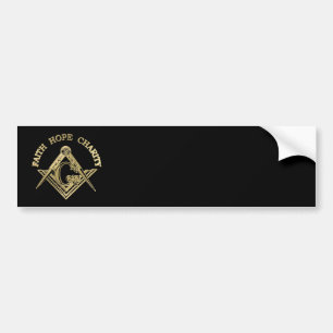 Masonic-symbool Bumpersticker