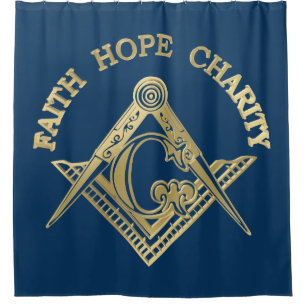 Masonic-symbool Douchegordijn
