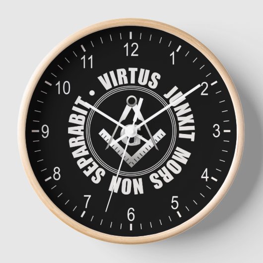 Masonic symbool horloge (Voorkant)