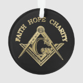 Masonic-symbool Ornament (achterkant)