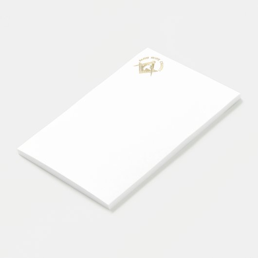 Masonic-symbool Post-it® Notes (Schuin)