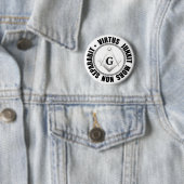 Masonic-symboolknop Ronde Button 5,7 Cm (In situ)