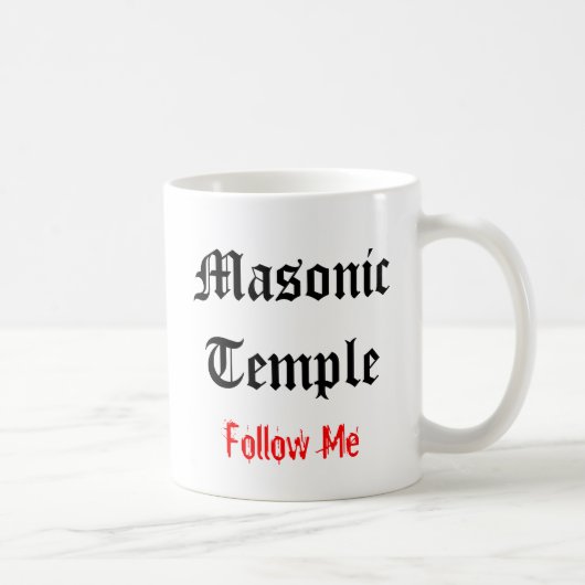 Masonic Temple Mok #1 White (Rechts)