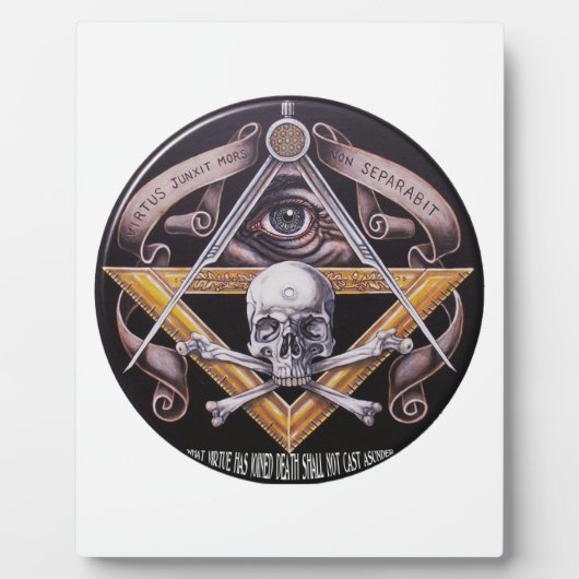 Masonic Virtue Fotoplaat (Voorkant)