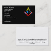 Masonic Visitekaartje 2 (Voorkant / Achterkant)