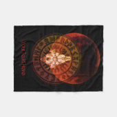 Masonic Warrior Fleece Deken (Voorkant (Horizontaal))