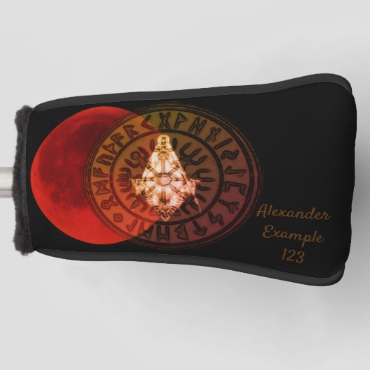 Masonic Warrior Golfheadcover (Voorkant)