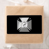 Masonisch kruis etiket (Insitu)