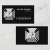 Masonisch kruis visitekaartje (Voorkant / Achterkant)