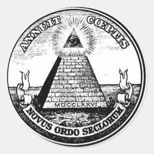 masonisch ronde sticker