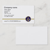 Masonisch Visitekaartje (Voorkant / Achterkant)