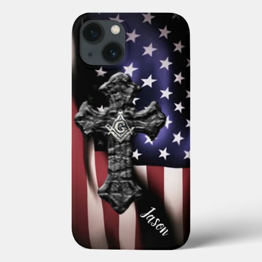 Masonische Kruis Case-Mate iPhone Case (Achterkant)