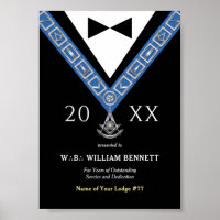 Masonische Prijzen | Edelstenen van Past Master Fr