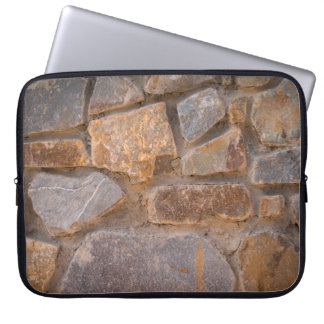 Masonry natural stoneabstract, oud, antiquity, laptop sleeve