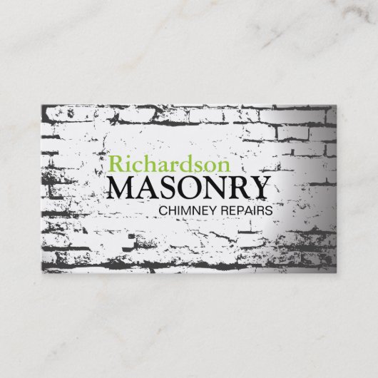MASONRY VISITEKAARTJE (Voorkant)