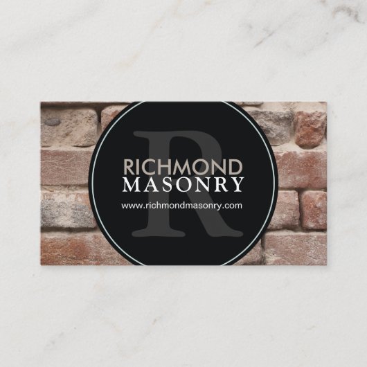 MASONRY VISITEKAARTJE (Voorkant)