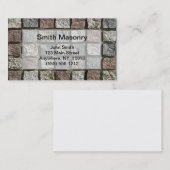 Masonry Visitekaartje (Voorkant / Achterkant)