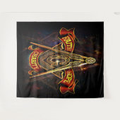 Masons Achtergrond Wandkleed (Voorkant (horizontaal))