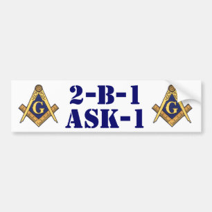 MASONS BUMPERSTICKER