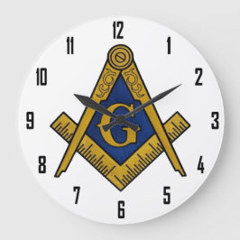MASONS CLOCK GROTE KLOK