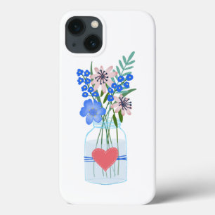 Masons Jar Bloem iPhone Hoesje