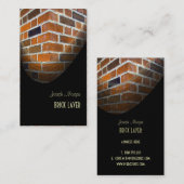 Masons, travailleurs de pierre cartes de visite (Devant / Derrière)