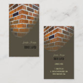 Masons, travailleurs de pierre cartes de visite (Devant / Derrière)