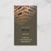 Masons, travailleurs de pierre cartes de visite (Dos)