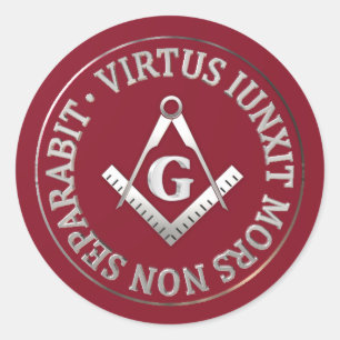 Masonwas Ronde Sticker