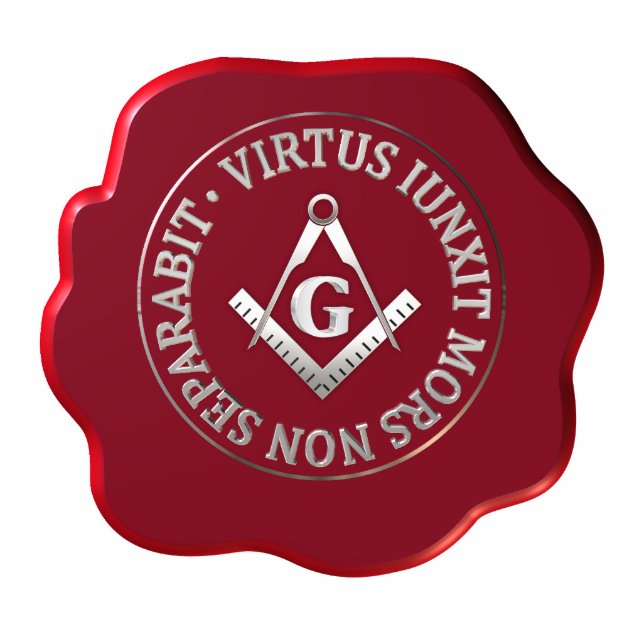 Masonwas Staand Fotobeeldje (Voorkant)