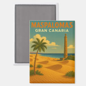 Maspalomas Gran Canaria Magneet (Voorkant / Achterkant)