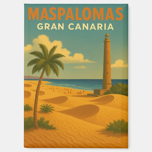 Maspalomas Gran Canaria Magneet (Voorkant)