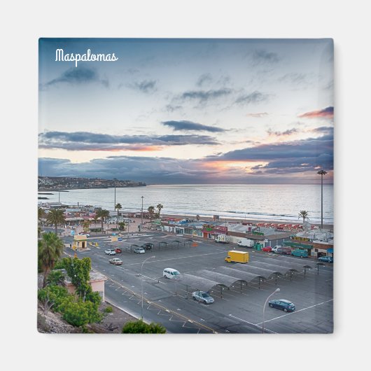 Maspalomas Sunrise Magneet (Voorkant)