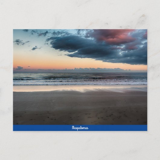 Maspalomas Sunset Briefkaart (Voorkant)
