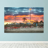 Maspalomas Sunset Canvas Afdruk (Insitu (Houten vloer))