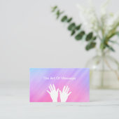 Masquage simple Cartes de visite Conception des ma (Debout devant)