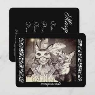 Masquarade Chat, Invitations De Fête