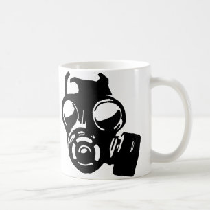 Masque à gaz - Mug à crayon graphique ou Mug de vo