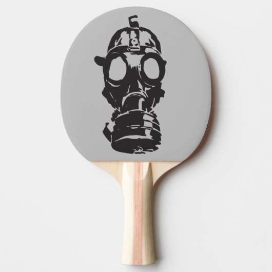 MASQUE À GAZ RAQUETTE DE PING PONG (Devant)