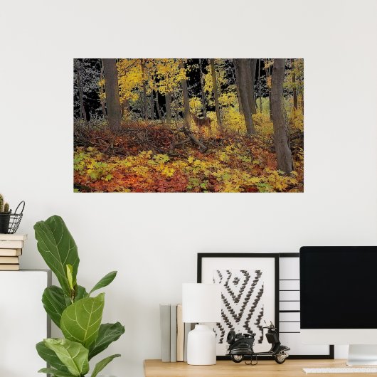 Masqué, affiche (Bureau à domicile)